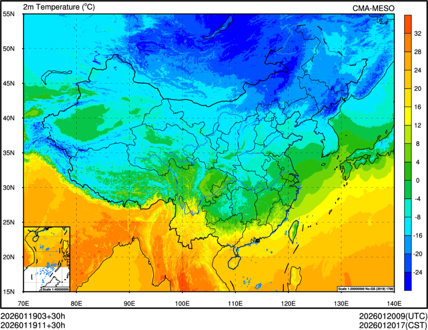 01/19 03时 +030小时