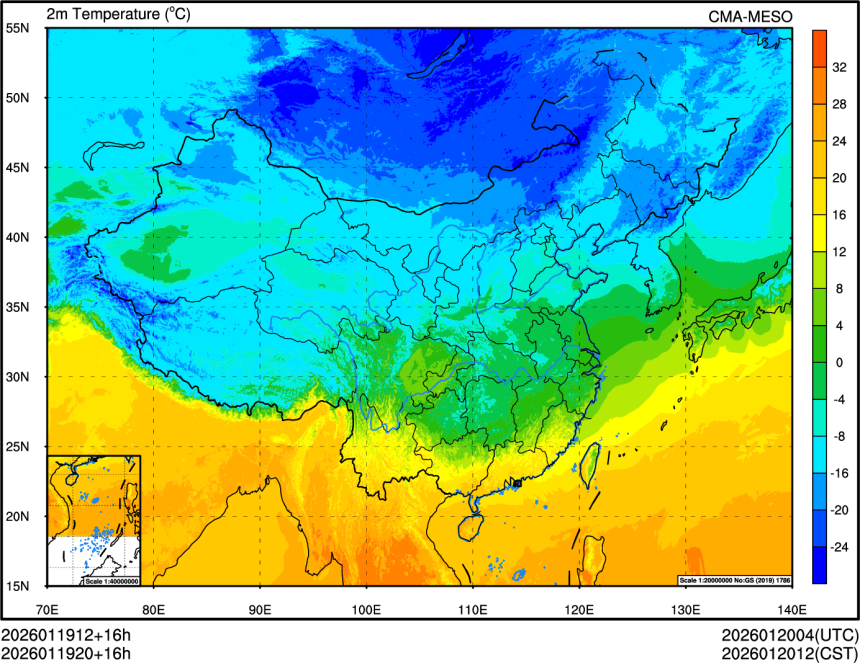 01/19 12时 +016小时
