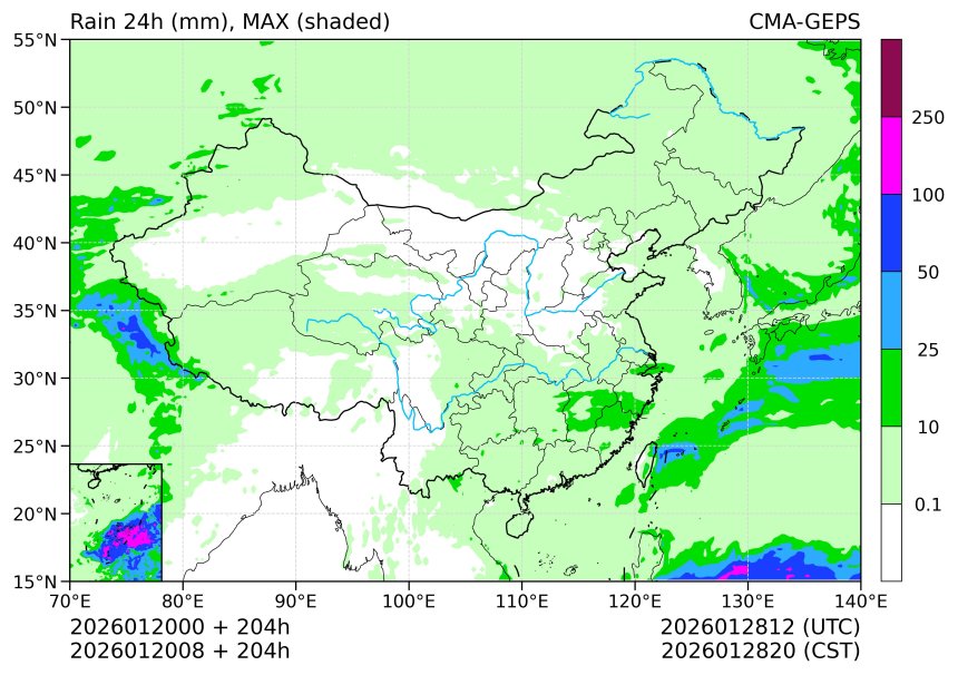 01/20 08时 +204小时