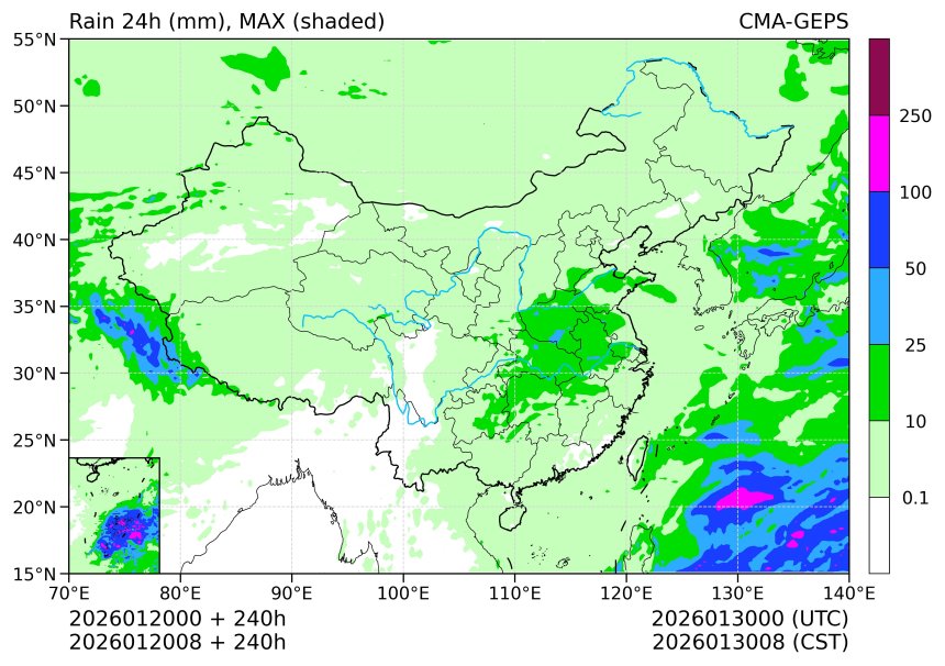 01/20 08时 +240小时