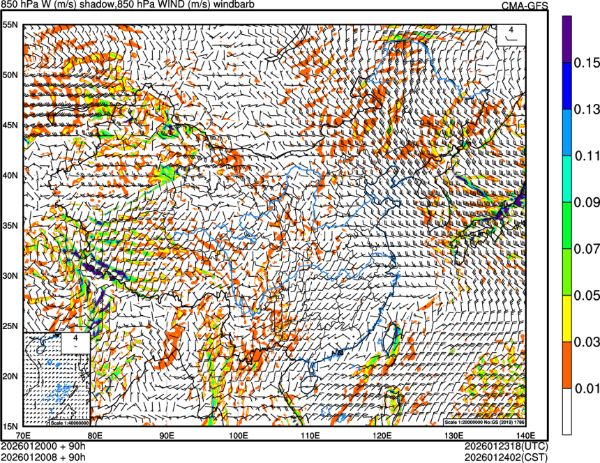 01/20 00时 +090小时