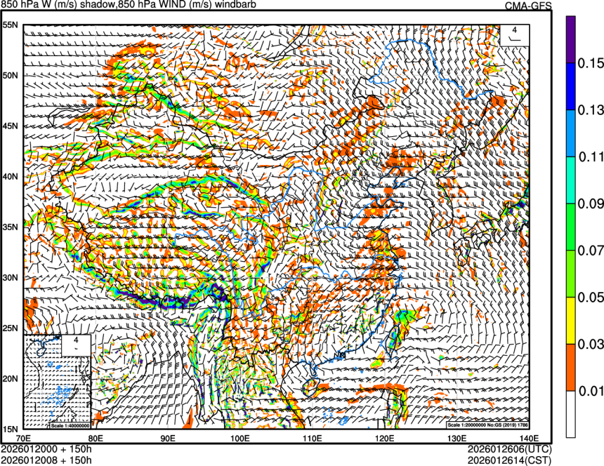 01/20 00时 +150小时