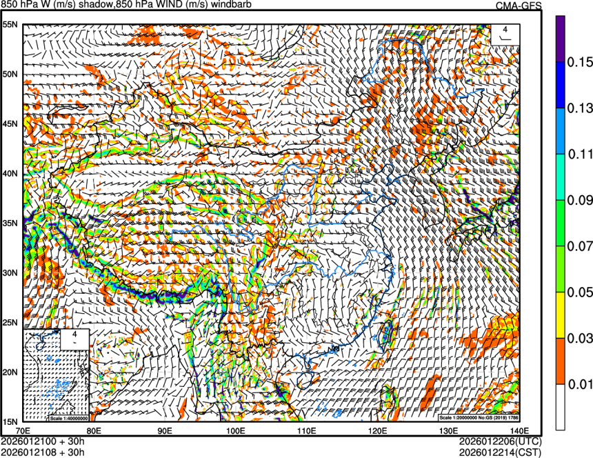 01/21 00时 +030小时