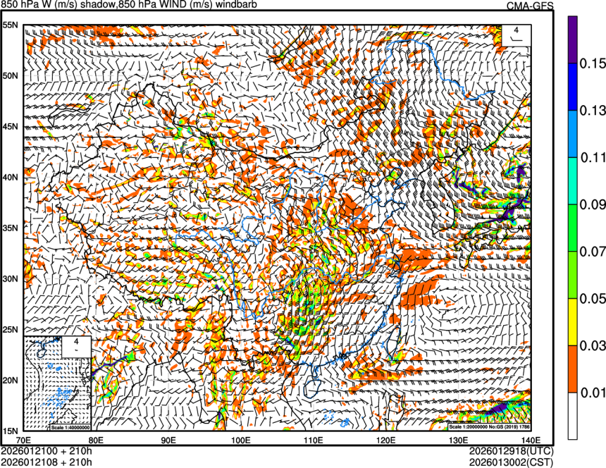 01/21 00时 +210小时