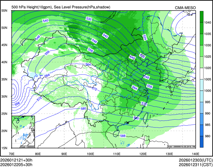 01/22 05时 +030小时