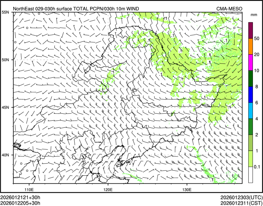 01/22 05时 +030小时