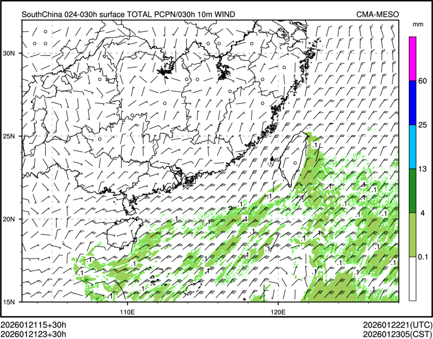 01/21 23时 +030小时