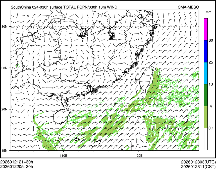 01/22 05时 +030小时