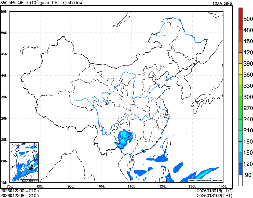 01/22 00时 +210小时