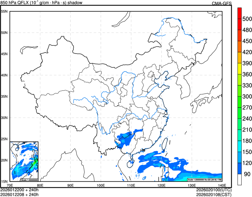 01/22 00时 +240小时