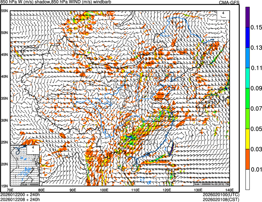 01/22 00时 +240小时