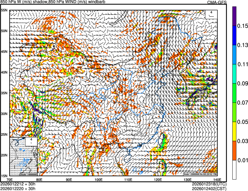 01/22 12时 +030小时