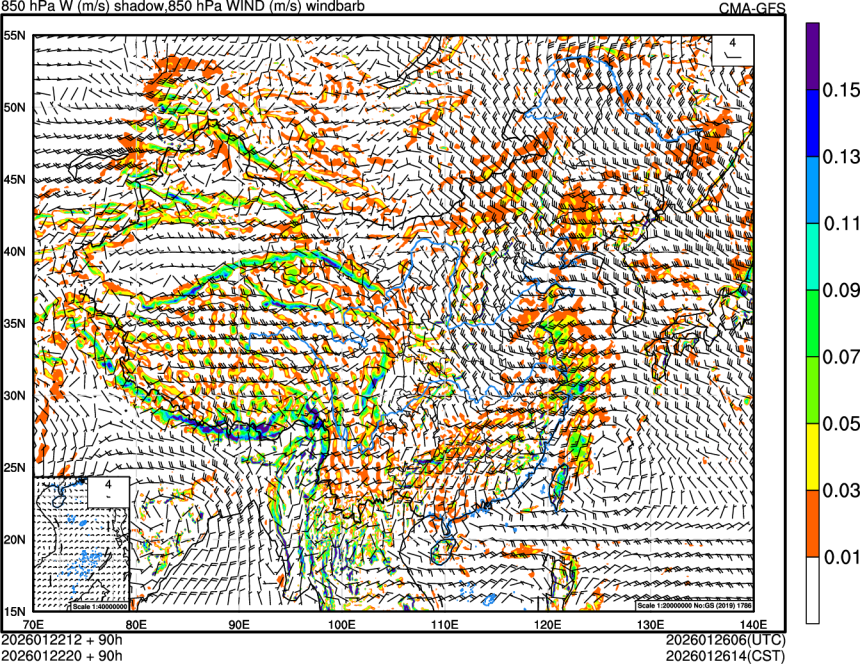 01/22 12时 +090小时