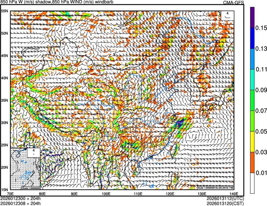 01/23 00时 +204小时