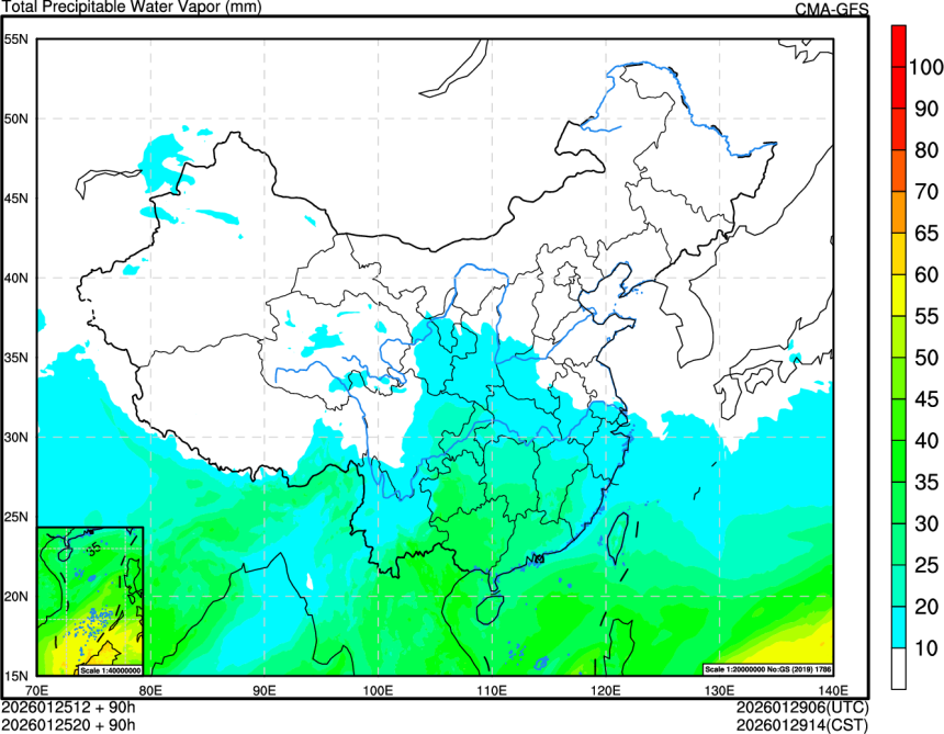 01/25 12时 +090小时