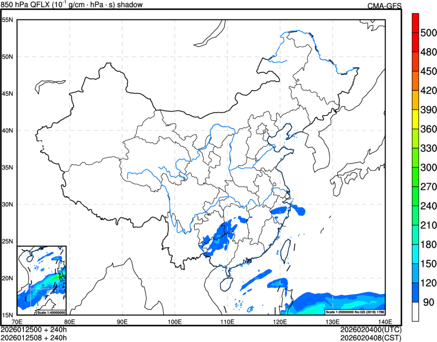 01/25 00时 +240小时