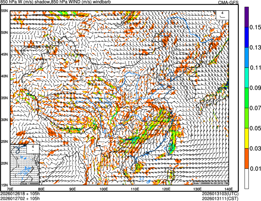 01/26 18时 +105小时