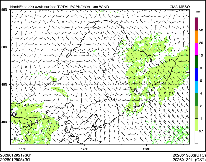 01/29 05时 +030小时