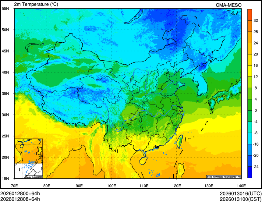 01/28 00时 +064小时