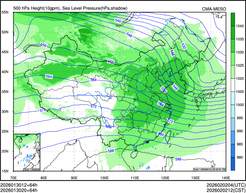 01/30 20时 +064小时