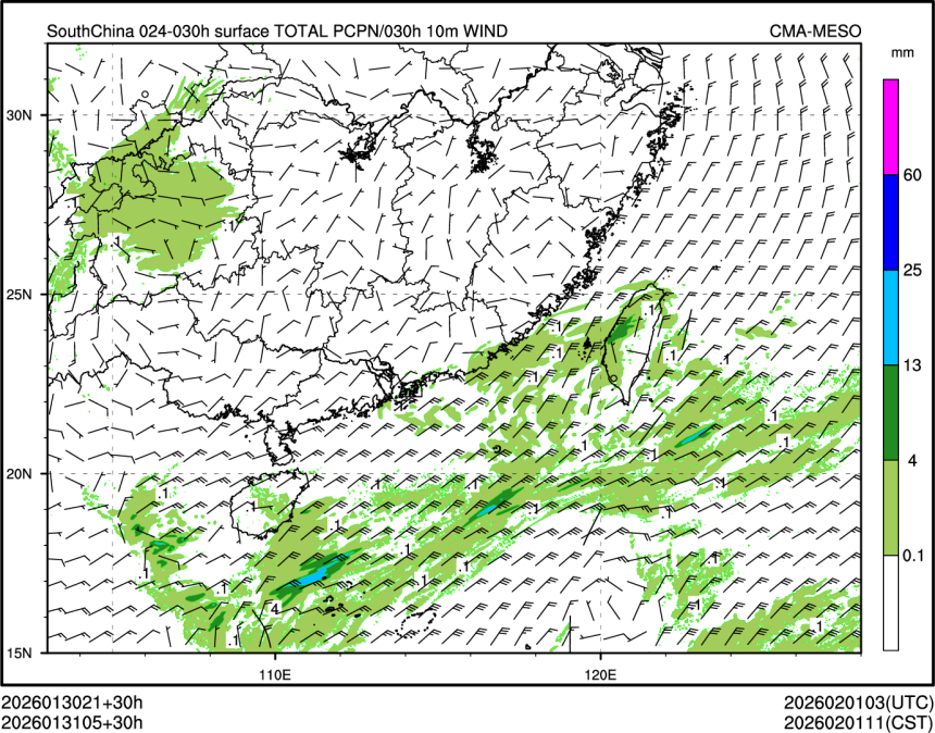 01/31 05时 +030小时