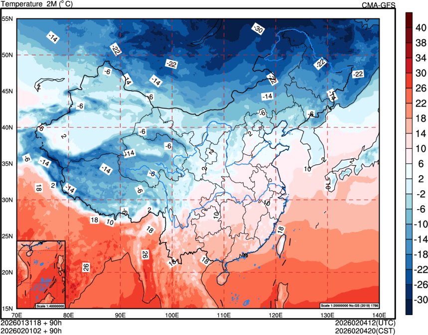 01/31 18时 +090小时