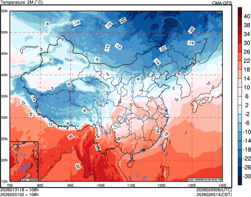 01/31 18时 +108小时