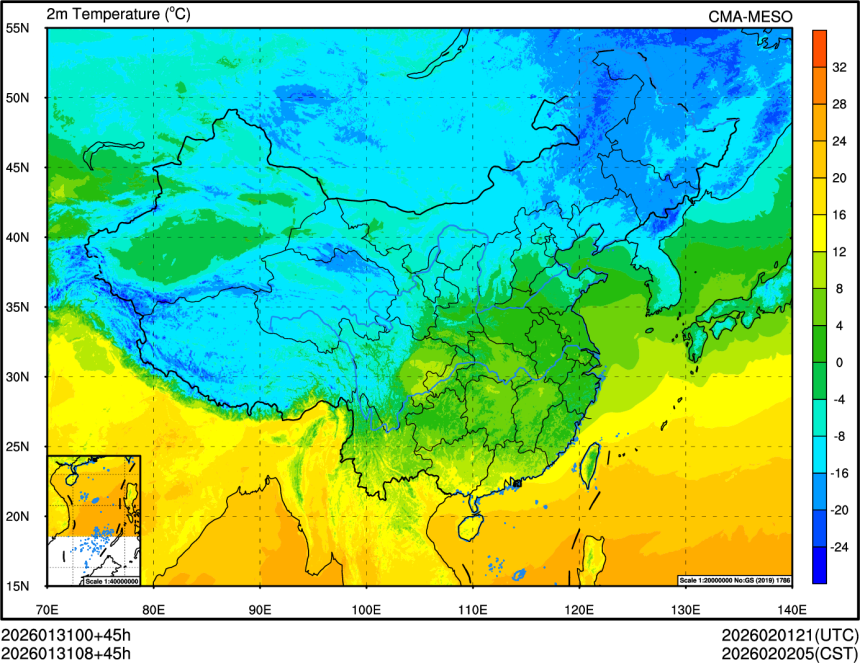 01/31 00时 +045小时