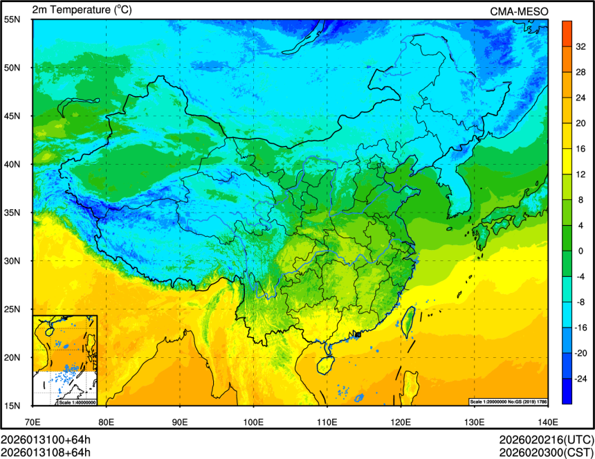 01/31 00时 +064小时