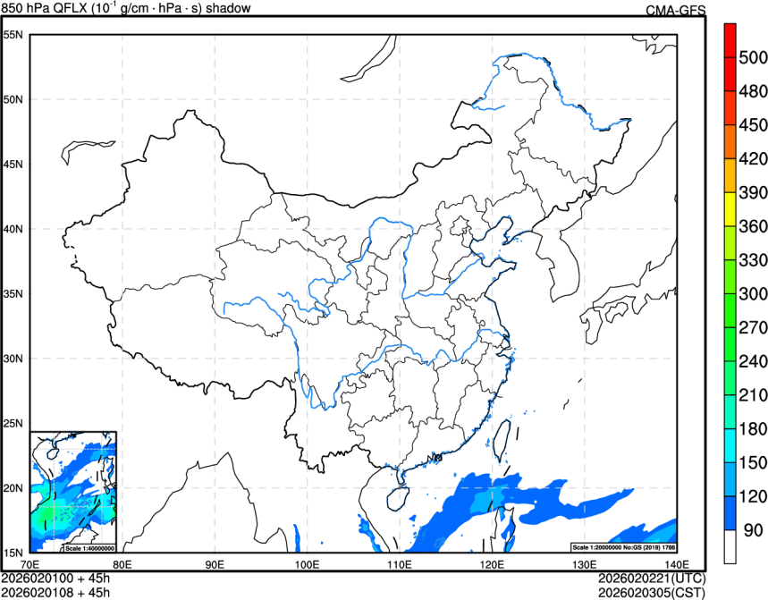 02/01 00时 +045小时