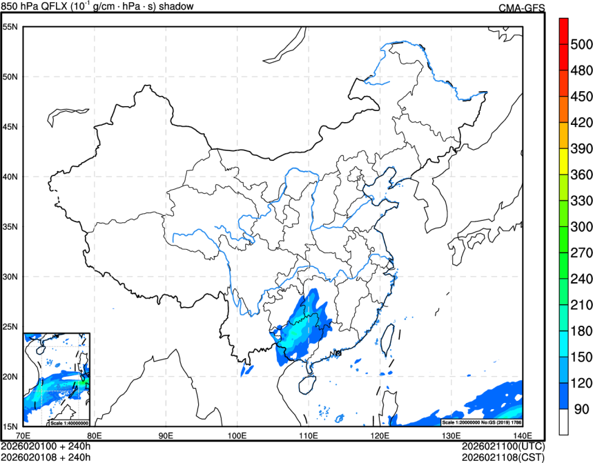 02/01 00时 +240小时