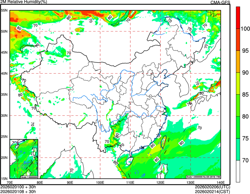 02/01 00时 +030小时