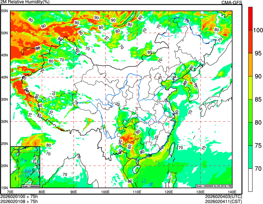 02/01 00时 +075小时