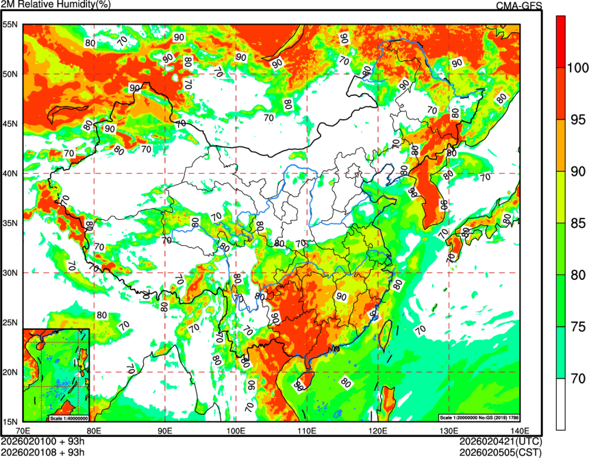 02/01 00时 +093小时