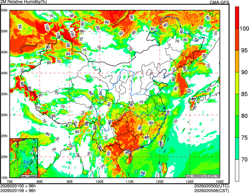 02/01 00时 +096小时