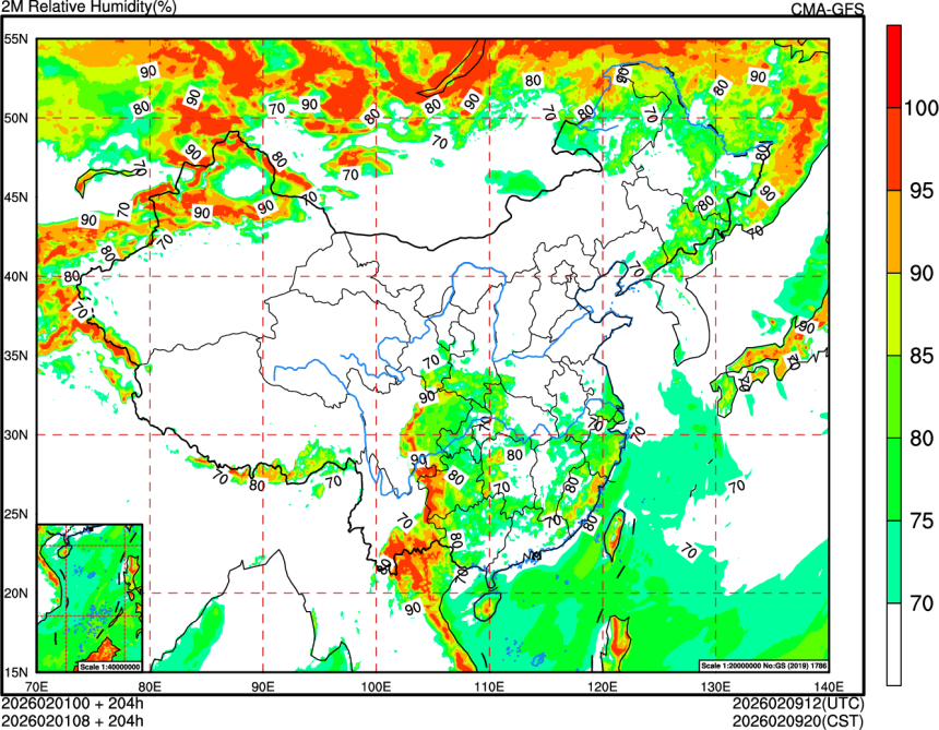 02/01 00时 +204小时