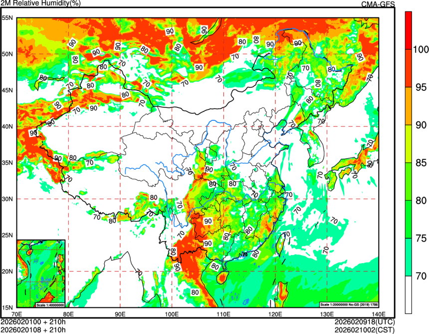 02/01 00时 +210小时