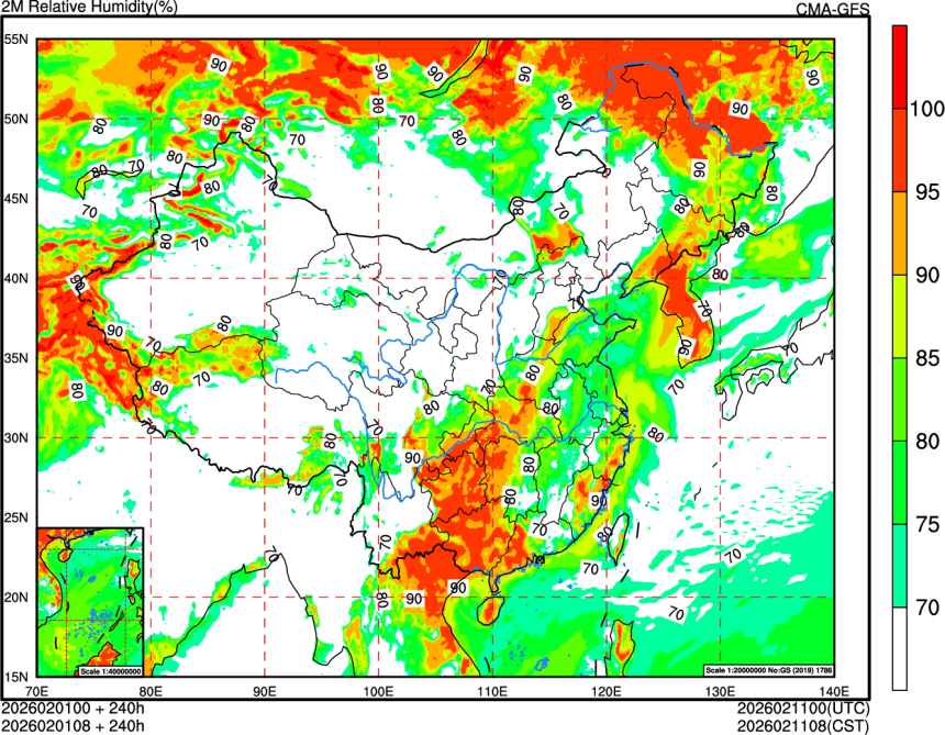 02/01 00时 +240小时