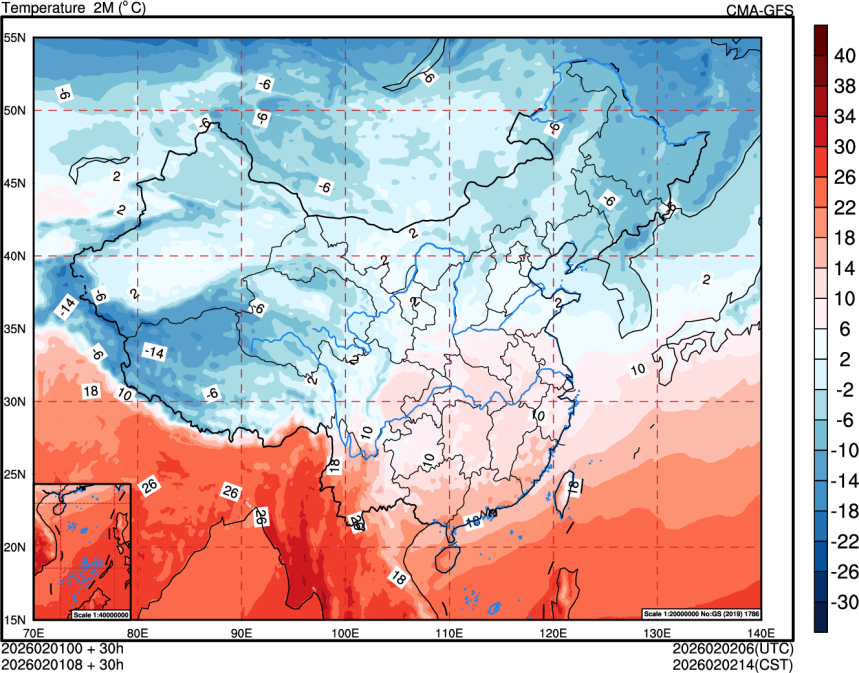 02/01 00时 +030小时