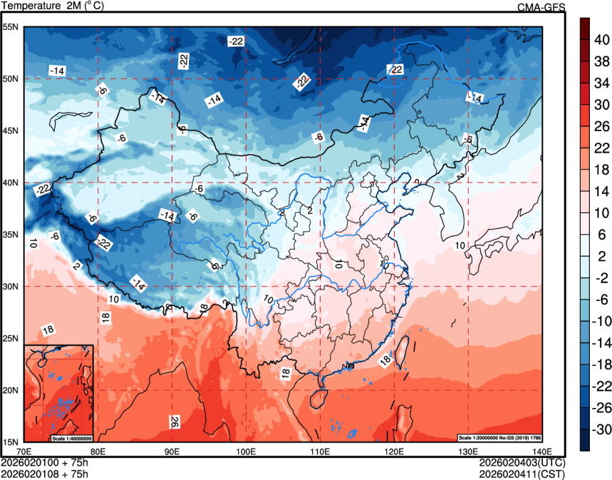 02/01 00时 +075小时
