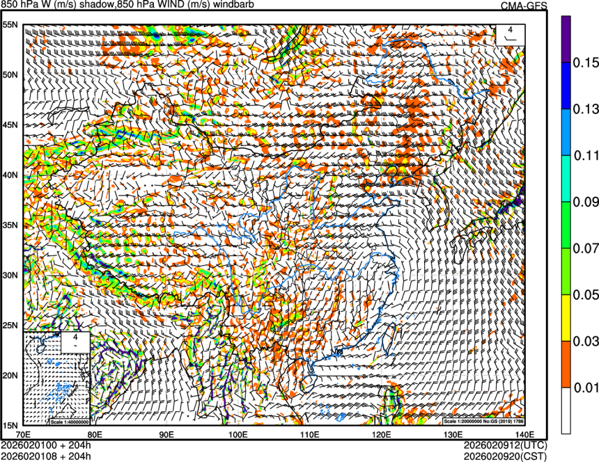 02/01 00时 +204小时