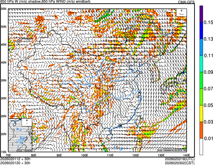 02/01 12时 +030小时