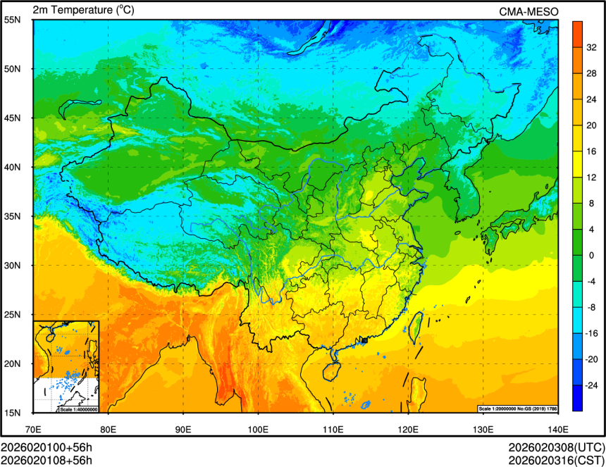 02/01 00时 +056小时