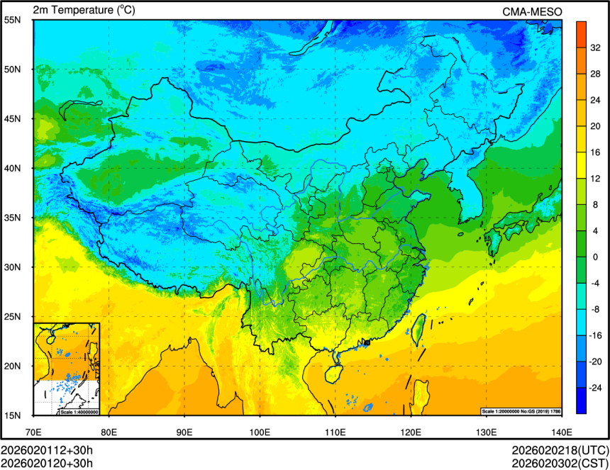 02/01 12时 +030小时