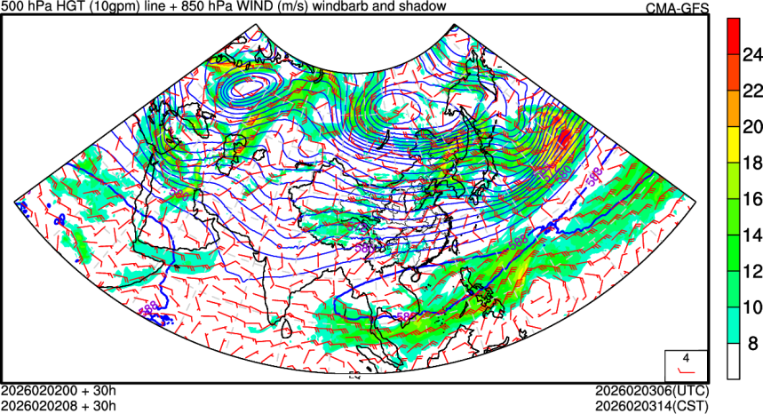 02/02 00时 +030小时