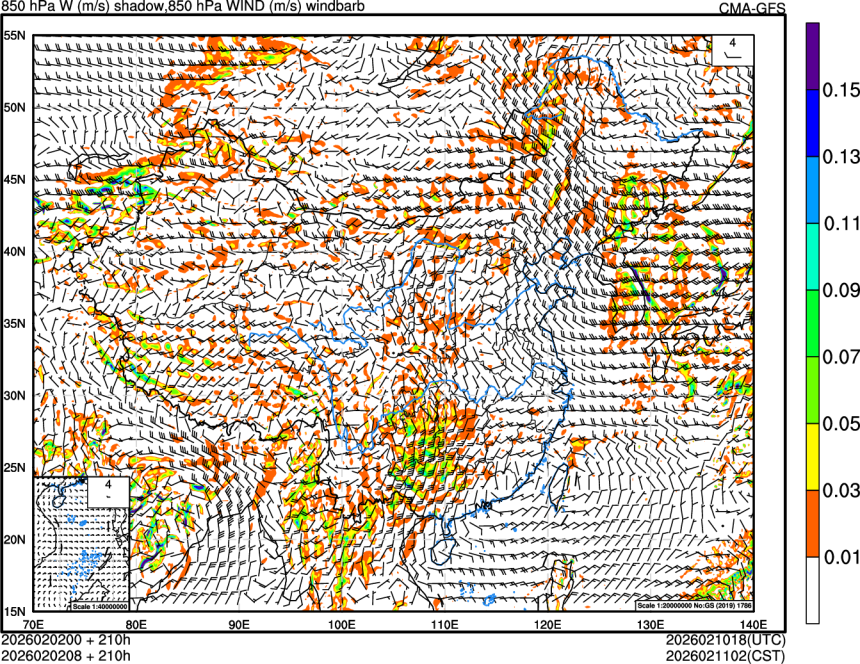 02/02 00时 +210小时