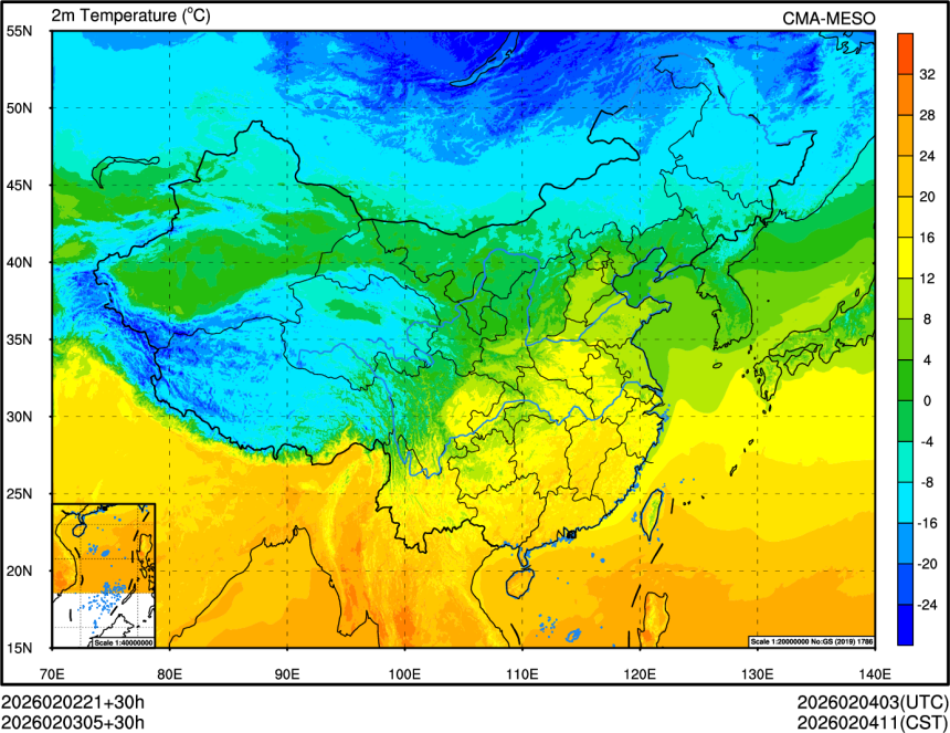 02/02 21时 +030小时