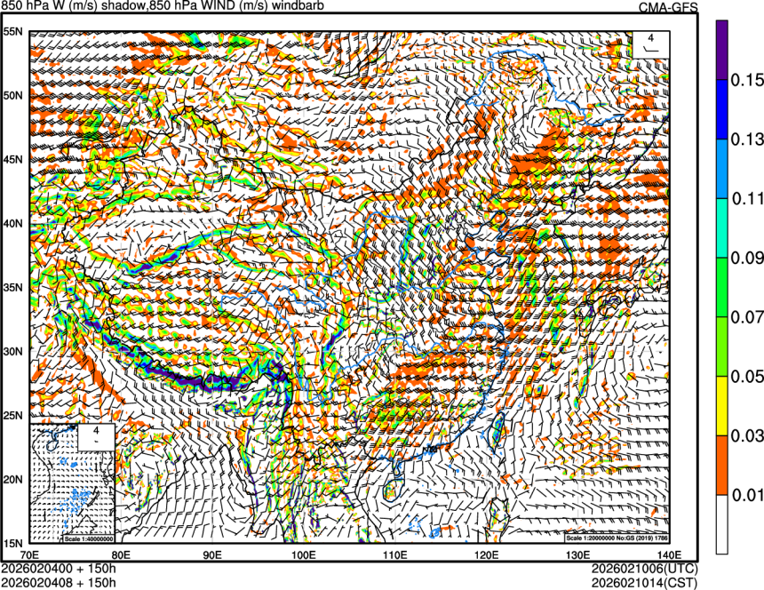 02/04 00时 +150小时