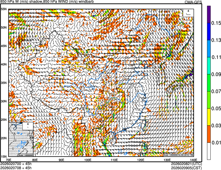 02/07 00时 +045小时