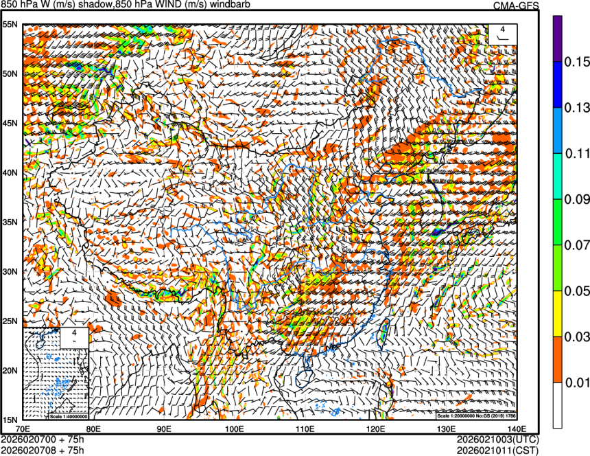 02/07 00时 +075小时